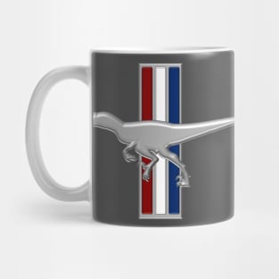 Velociraptor Mustang Logo Mug